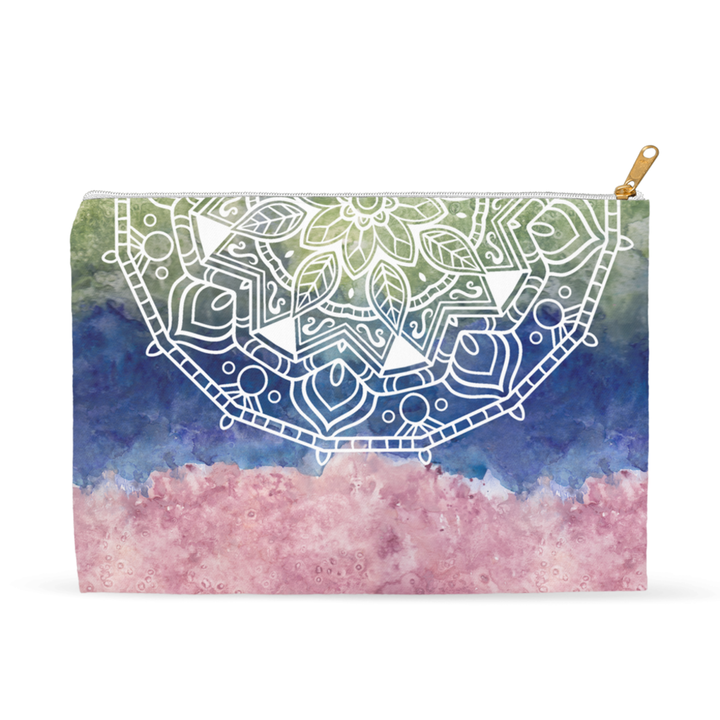 Earthy Mandala Accessory Pouch