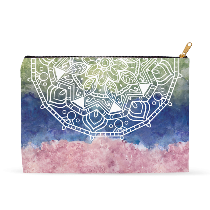 Earthy Mandala Accessory Pouch