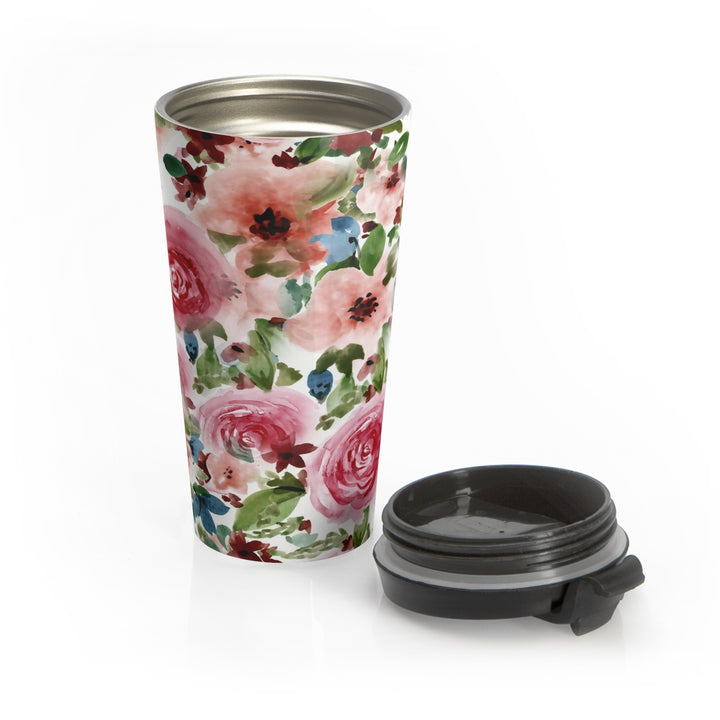 Florets Stainless Steel Travel Mug