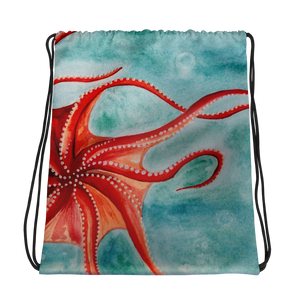 Octopus Drawstring Bag