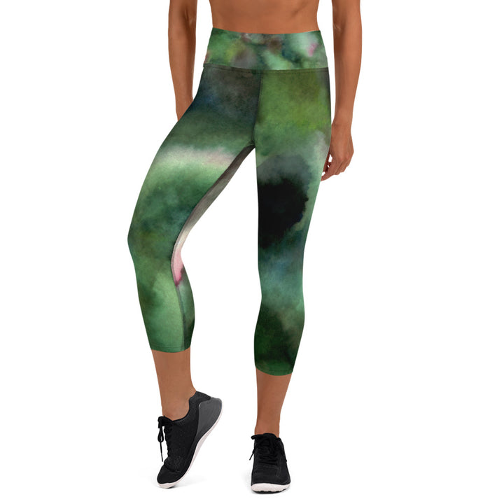 Forest Camo Capri Leggings