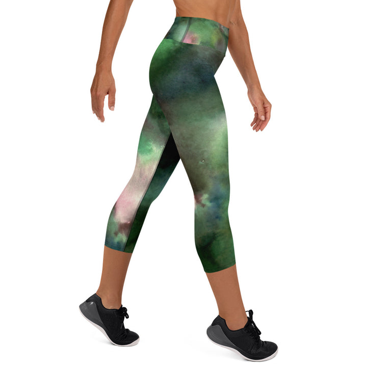 Forest Camo Capri Leggings