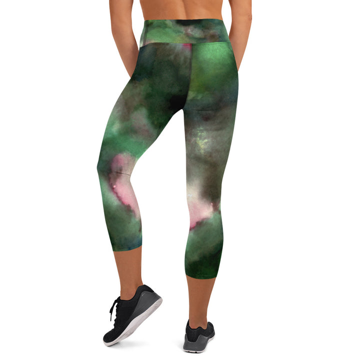 Forest Camo Capri Leggings